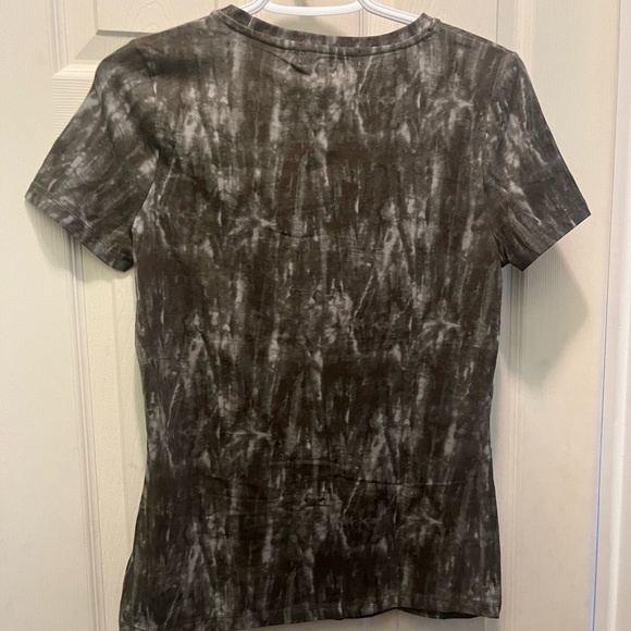 Michael kors rich olive tie dye basic tee shirt small new - Picture 3 of 3